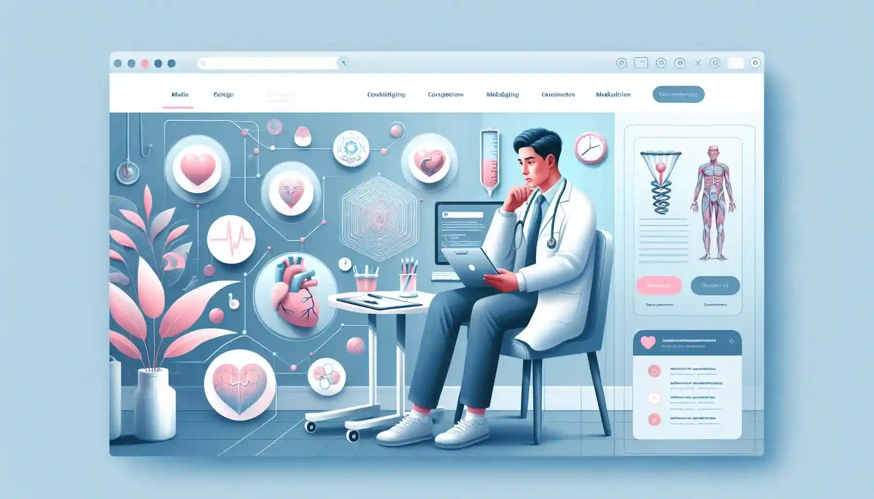 نکات مهم در طراحی وب سایت پزشکی